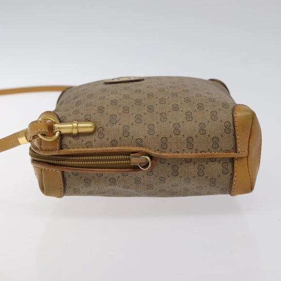 GUCCI Micro GG Supreme Shoulder Bag PVC Beige Gold 007 115 4916 Auth bs25996