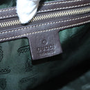 GUCCI GG Crystal Hand Bag Coated Canvas Beige Gold 197020 Auth bs25997-17