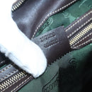 GUCCI GG Crystal Hand Bag Coated Canvas Beige Gold 197020 Auth bs25997-12