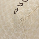GUCCI GG Canvas Tote Bag Beige Silver 283416 Auth bs25999-16