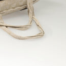 GUCCI GG Canvas Tote Bag Beige Silver 283416 Auth bs25999-7