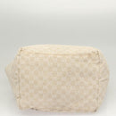 GUCCI GG Canvas Tote Bag Beige Silver 283416 Auth bs25999-5