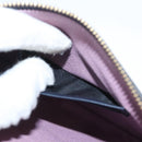 VERSACE Clutch Bag Leather Navy Gold Auth bs26002-12