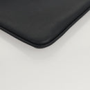 VERSACE Clutch Bag Leather Navy Gold Auth bs26002-7