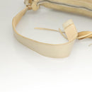 BALENCIAGA The Day Shoulder Bag Canvas Beige Silver 141175 Auth bs26003-7