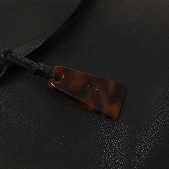 CHANEL Tote Bag Caviar Skin Black CC Auth bs26013