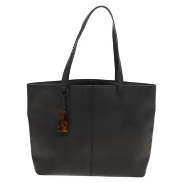 CHANEL Tote Bag Caviar Skin Black CC Auth bs26013 - 0