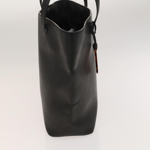 CHANEL Tote Bag Caviar Skin Black CC Auth bs26013