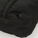 PRADA Shoulder Bag Nylon Black Silver Auth bs26020-16