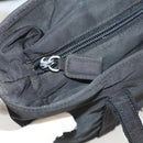 PRADA Shoulder Bag Nylon Black Silver Auth bs26020-10