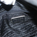 PRADA Shoulder Bag Nylon Black Silver Auth bs26020-18