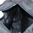 PRADA Shoulder Bag Nylon Black Silver Auth bs26020-20