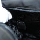PRADA Shoulder Bag Nylon Black Silver Auth bs26020-21