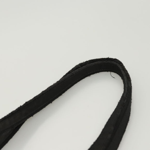 PRADA Shoulder Bag Nylon Black Silver Auth bs26020