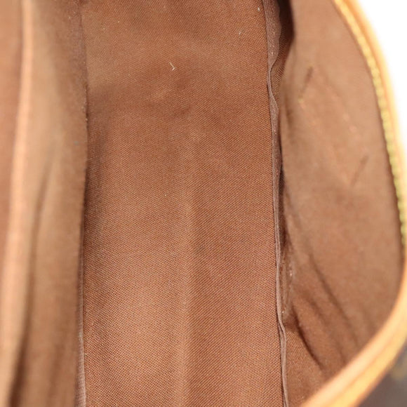 LOUIS VUITTON Monogram Saumur 35 Shoulder Bag M42254 LV Auth bs26029