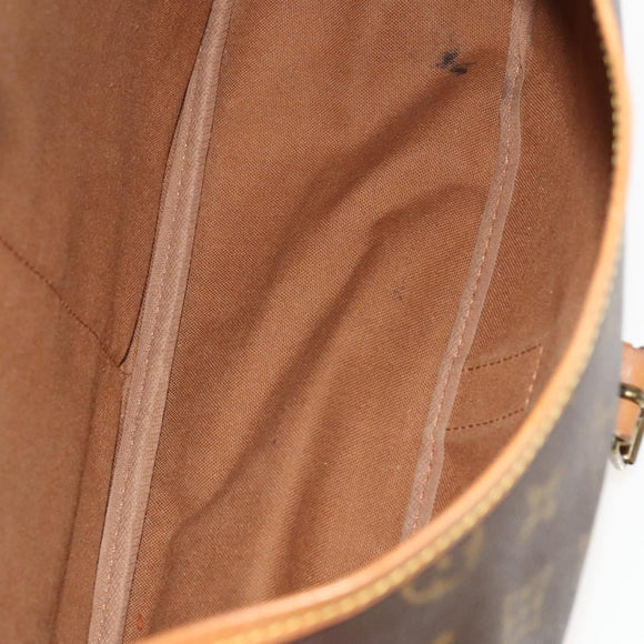 LOUIS VUITTON Monogram Saumur 35 Shoulder Bag M42254 LV Auth bs26029