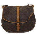 LOUIS VUITTON Monogram Saumur 35 Shoulder Bag M42254 LV Auth bs26029-2