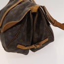 LOUIS VUITTON Monogram Saumur 35 Shoulder Bag M42254 LV Auth bs26029-4
