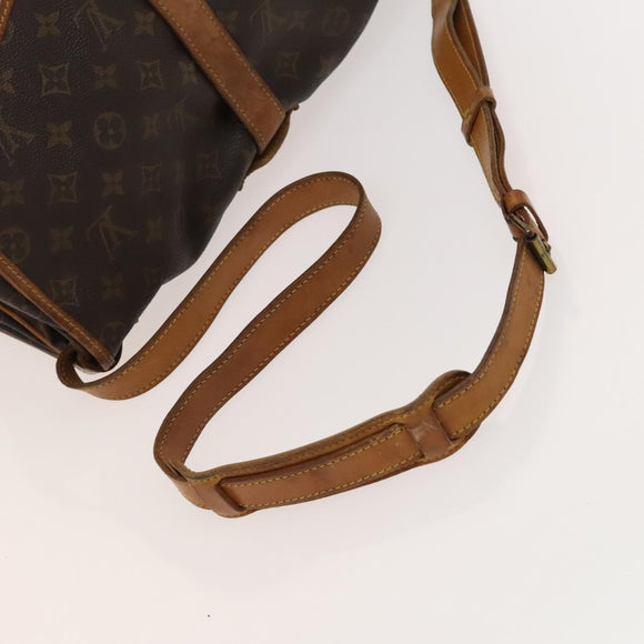 LOUIS VUITTON Monogram Saumur 35 Shoulder Bag M42254 LV Auth bs26029