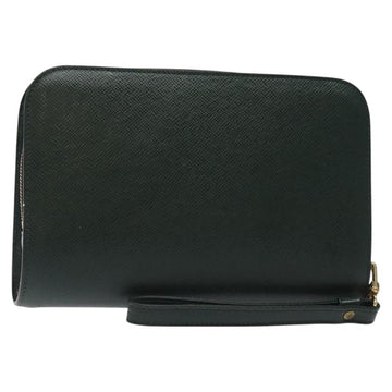 LOUIS VUITTON Taiga Baikal Clutch Bag Epicea M30184 LV Auth bs26039