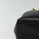 CHANEL COCO Mark Chain Shoulder Bag Caviar Skin Black Gold CC Auth bs26042-10