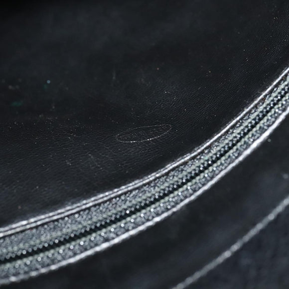 CHANEL COCO Mark Chain Shoulder Bag Caviar Skin Black Gold CC Auth bs26042