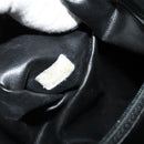 CHANEL COCO Mark Chain Shoulder Bag Caviar Skin Black Gold CC Auth bs26042-21