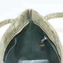 CHANEL Matelasse Reprint Tote Bag Velor Khaki CC Auth bs26044-19