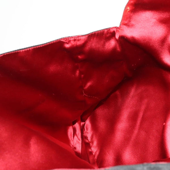 PRADA Pillow Set Silk 2Set Black Auth bs26057