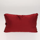 PRADA Pillow Set Silk 2Set Black Auth bs26057-22