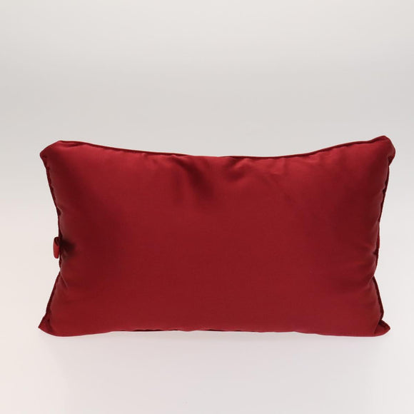 PRADA Pillow Set Silk 2Set Black Auth bs26057