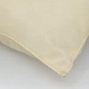 PRADA Tote Bag Nylon Cream Silver Auth bs26062-15