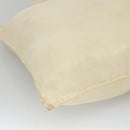 PRADA Tote Bag Nylon Cream Silver Auth bs26062-17
