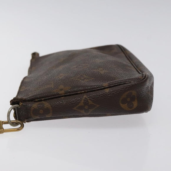 LOUIS VUITTON Monogram Pochette Accessoires Pouch M51980 LV Auth bs26066