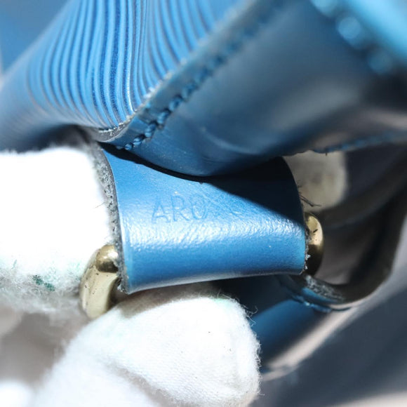 LOUIS VUITTON Epi Noe Shoulder Bag Toledo Blue M44005 LV Auth bs26070