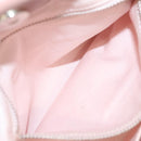 VALENTINO Clutch Bag Leather Pink Gold Auth bs26076-11