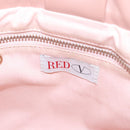 VALENTINO Clutch Bag Leather Pink Gold Auth bs26076-6