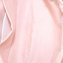 VALENTINO Clutch Bag Leather Pink Gold Auth bs26076-7