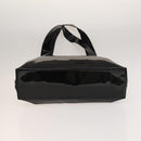Salvatore Ferragamo Gancini Tote Bag Enamel Black Auth bs26078-5