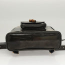 GUCCI Bamboo Backpack Enamel Navy Gold 003 2058 0030 Auth bs26080-15