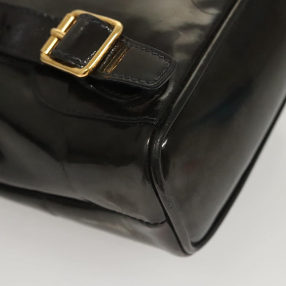 GUCCI Bamboo Backpack Enamel Navy Gold 003 2058 0030 Auth bs26080