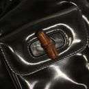 GUCCI Bamboo Backpack Enamel Navy Gold 003 2058 0030 Auth bs26080-10