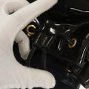 GUCCI Bamboo Backpack Enamel Navy Gold 003 2058 0030 Auth bs26080-11