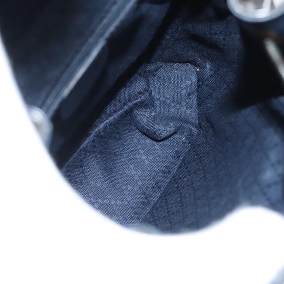 GUCCI Bamboo Backpack Enamel Navy Gold 003 2058 0030 Auth bs26080