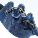 GUCCI Bamboo Backpack Enamel Navy Gold 003 2058 0030 Auth bs26080-25