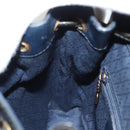 GUCCI Bamboo Backpack Enamel Navy Gold 003 2058 0030 Auth bs26080-26