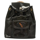 GUCCI Bamboo Backpack Enamel Navy Gold 003 2058 0030 Auth bs26080-13