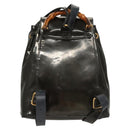 GUCCI Bamboo Backpack Enamel Navy Gold 003 2058 0030 Auth bs26080-2
