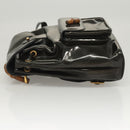 GUCCI Bamboo Backpack Enamel Navy Gold 003 2058 0030 Auth bs26080-4