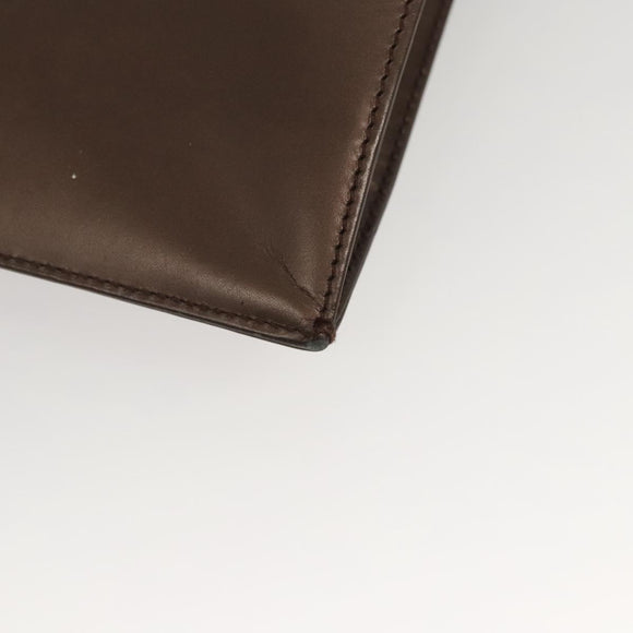 GUCCI Shoulder Bag Leather Outlet Brown 004 0406 0492 Auth bs26083